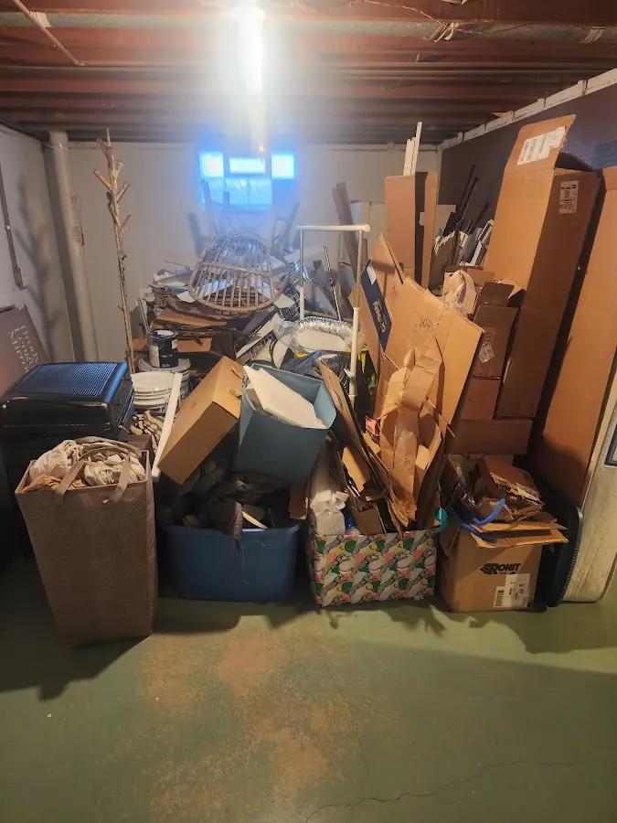 Roll-off dumpster container at job site for 6 Yard Dumpster Rental in El Centro